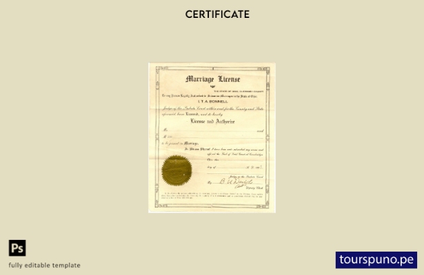 listo para imprimir plantilla de certificado de matrimonio del condado de Guerns